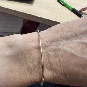 ENewton classic gold 2mm bracelet bliss bar gold